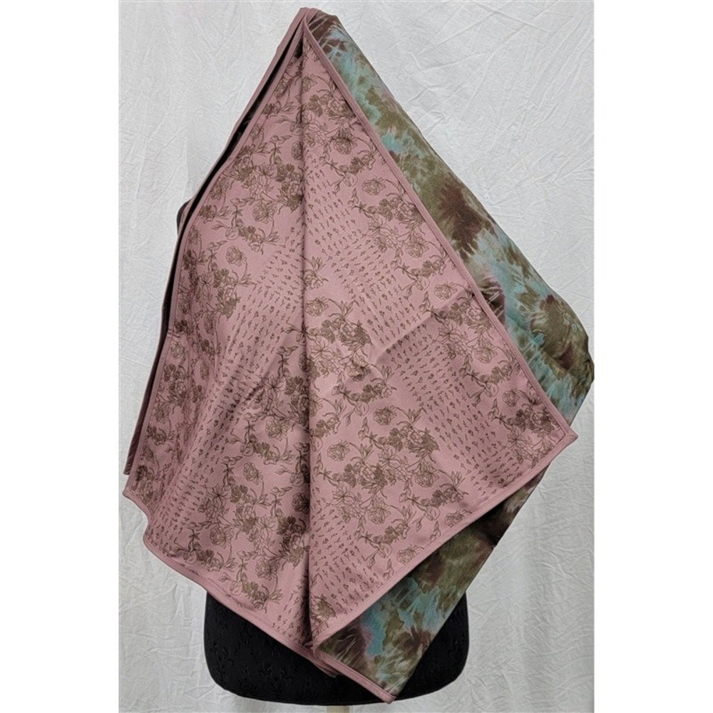 NWT Calme VIntage Floral Print Yoga Towel+ Bag 40x70 114957